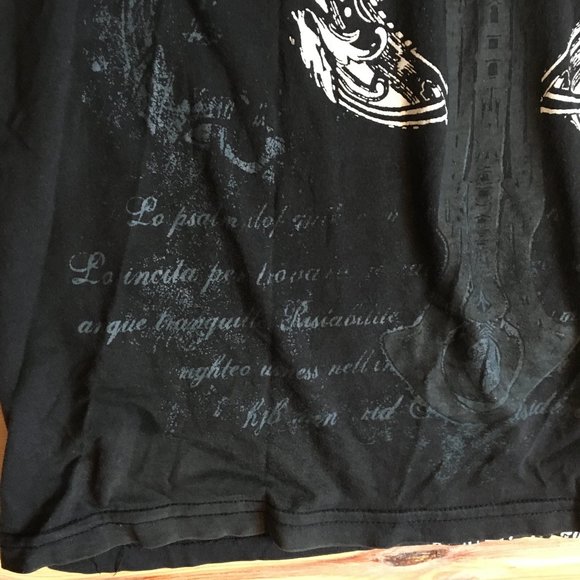 Men's Cool Script Faithful Angel Viking Long Sleev - Picture 3 of 14